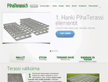 Tablet Screenshot of pihaterassi.fi